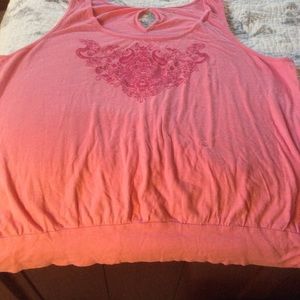 Must Sell!! Super Cute Lane Bryant Pink Tank Top